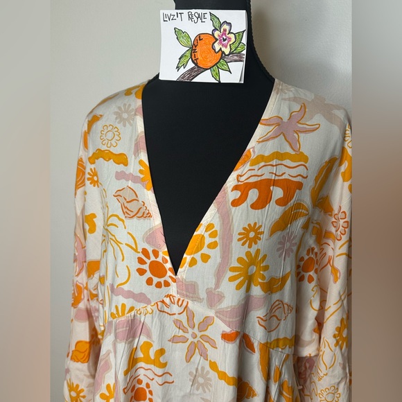 Labor of Love Beach Cover Up Dress, medium, NWT - Picture 2 of 6